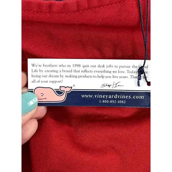 NWT Vineyard Vines Rally Skirt in red, size 6 - Picture 5 of 9